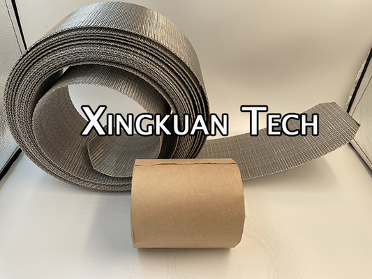 Rückseiten-niederländische Webart RDTW Edelstahl-Mesh Belts KPZ 72x15 150mmx10mtrs