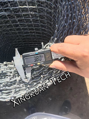 Heiß getaucht galvanisiert gekrempeltes Drahtnetz 30mm Öffnung für Ziegel Fabrik