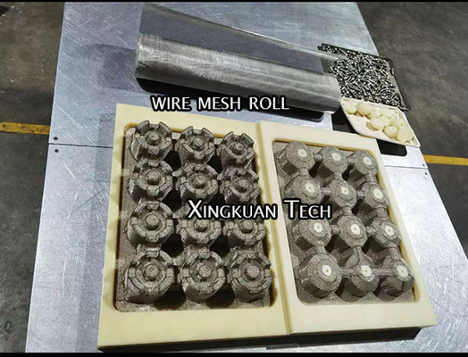 Weich gegrilltes Garn aus Edelstahl für geformte Zellstofffasern 304 316 oder 316L