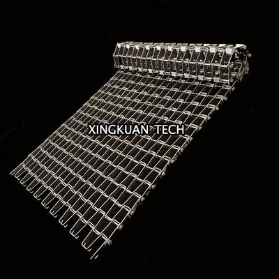 Hufeisenkettenebene Flex Conveyor Belt für backende Reinigung und das Trocknen