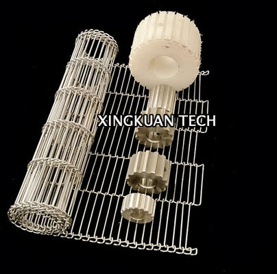 Z-Form-Leiter-Draht-Mesh Belt For Fiber For-Gewebe und verpackende schrumpfend Sektoren