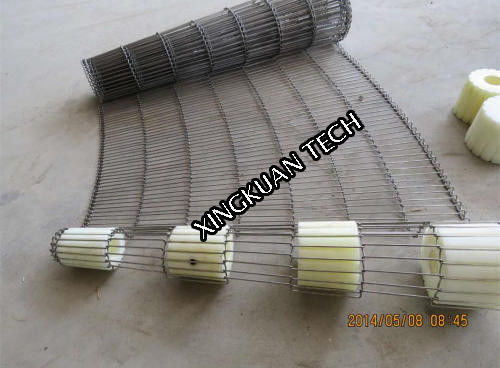 Flache Flex Belt Conveyor Belt Wire-Masche 90 Grad 180 Grad angelt gebogene Leiter