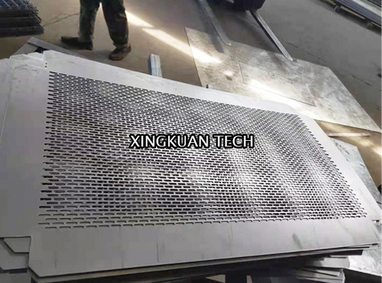 Gekerbte Langloch durchlöcherte Draht-Mesh Sheet For Wine And-Lebensmittelindustrien