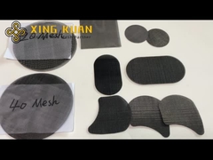 Plain Steel/Balck wire/Iron wire mesh screen disc für Kunststoffproduktionen